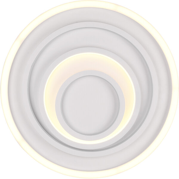 HLW LED LED Plafondlamp - Plafondverlichting - Trion Kamaro - 40W - Dimbaar - Aanpasbare Kleur - Afstandsbediening - Rond - Mat Wit - Aluminium HLW LED LED Plafondlamp - Plafondverlichting - Trion Kamaro - 40W - Dimbaar - Aanpasbare Kleur - Afstandsbediening - Rond - Mat Wit - Aluminium