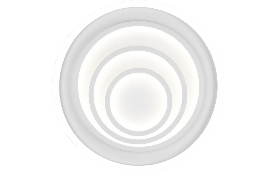 HLW LED LED Plafondlamp - Plafondverlichting - Trion Kamaro - 40W - Dimbaar - Aanpasbare Kleur - Afstandsbediening - Rond - Mat Wit - Aluminium