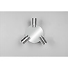 HLW LED LED Ceiling Spotlight - Trion Artion - GU10 Fitting - Splashproof IP44 - Round - Matte Chrome - Aluminum