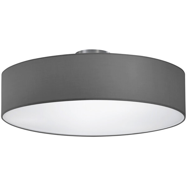 HLW LED LED Plafondlamp - Plafondverlichting - Trion Hotia - E27 Fitting - 3-lichts - Rond - Mat Grijs - Aluminium