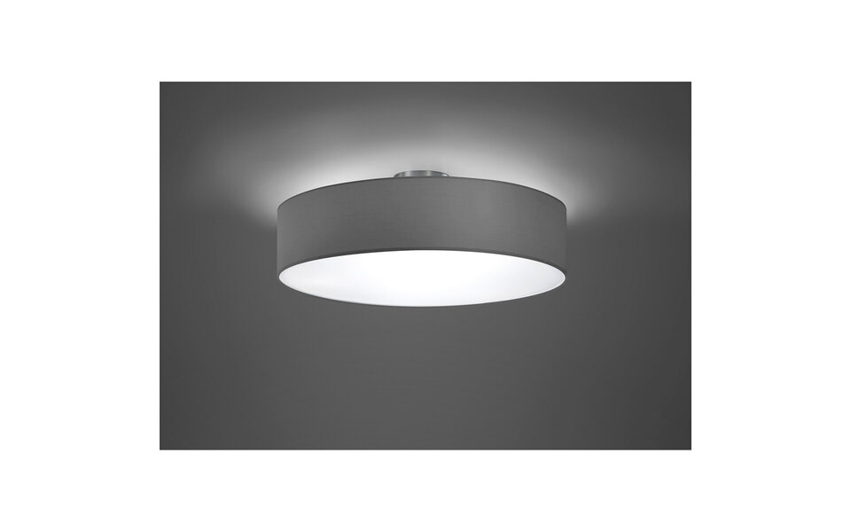 HLW LED LED Plafondlamp - Plafondverlichting - Trion Hotia - E27 Fitting - 3-lichts - Rond - Mat Grijs - Aluminium HLW LED LED Plafondlamp - Plafondverlichting - Trion Hotia - E27 Fitting - 3-lichts - Rond - Mat Grijs - Aluminium