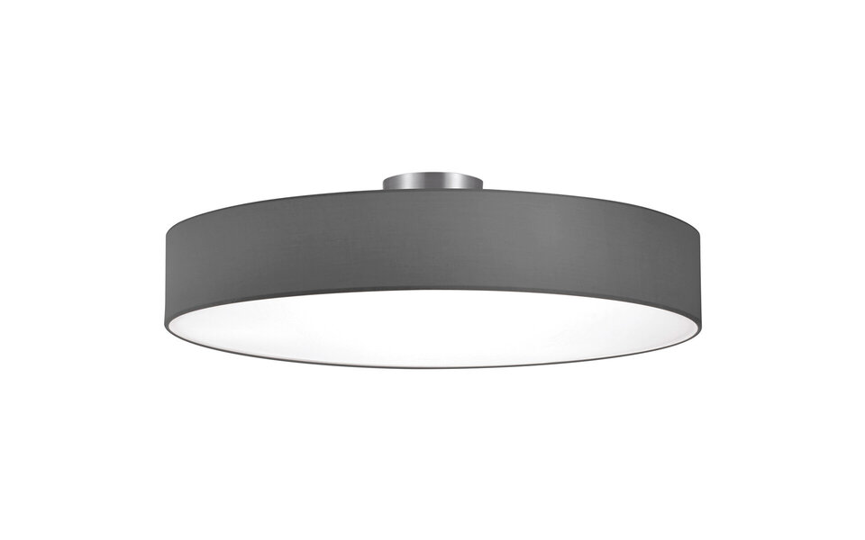 HLW LED LED Ceiling Lamp - Ceiling Lighting - Trion Hotia - E27 Fitting - 5-light - Round - Matte Gray - Aluminum HLW LED LED Ceiling Lamp - Ceiling Lighting - Trion Hotia - E27 Fitting - 5-light - Round - Matte Gray - Aluminum
