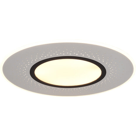 LED Plafondlamp - Plafondverlichting - Trion Virsa - 70W - Aanpasbare Kleur - Dimbaar - Afstandsbediening - Rond - Mat Nikkel - Aluminium LED Plafondlamp - Plafondverlichting - Trion Virsa - 70W - Aanpasbare Kleur - Dimbaar - Afstandsbediening - Rond - Mat Nikkel - Aluminium