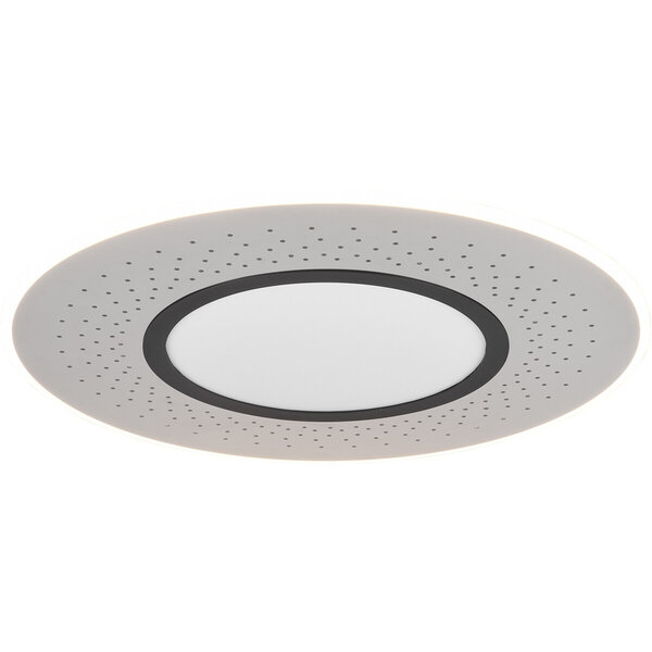 HLW LED LED Plafondlamp - Plafondverlichting - Trion Virsa - 70W - Aanpasbare Kleur - Dimbaar - Afstandsbediening - Rond - Mat Nikkel - Aluminium HLW LED LED Plafondlamp - Plafondverlichting - Trion Virsa - 70W - Aanpasbare Kleur - Dimbaar - Afstandsbediening - Rond - Mat Nikkel - Aluminium