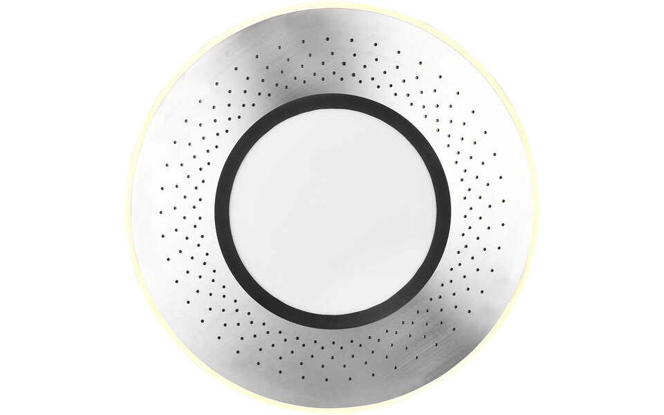 HLW LED LED Plafondlamp - Plafondverlichting - Trion Virsa - 70W - Aanpasbare Kleur - Dimbaar - Afstandsbediening - Rond - Mat Nikkel - Aluminium