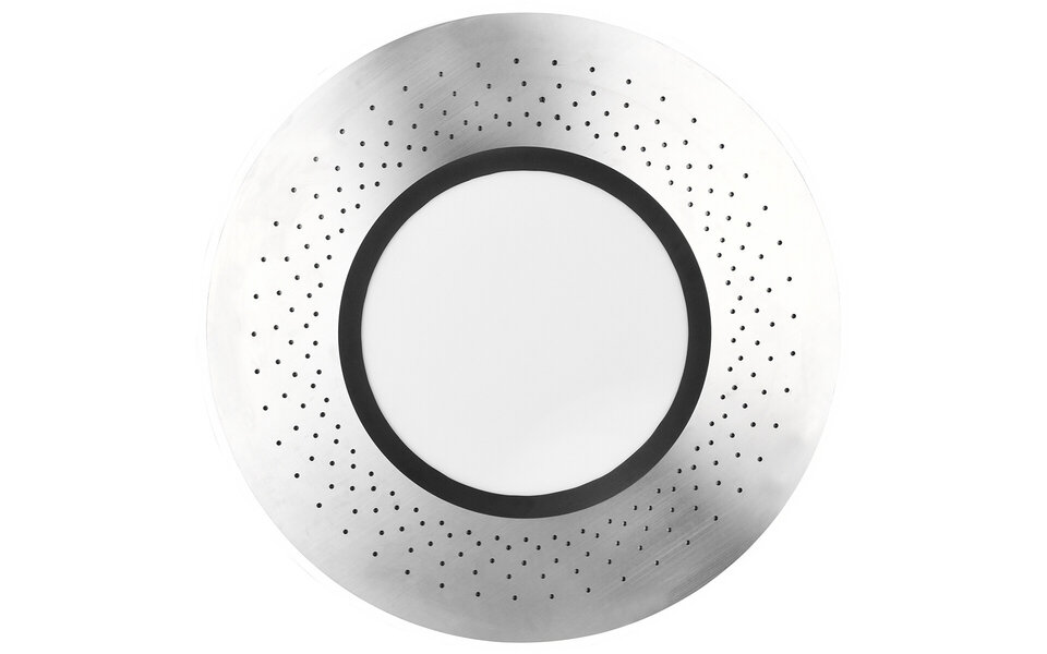 HLW LED LED Plafondlamp - Plafondverlichting - Trion Virsa - 70W - Aanpasbare Kleur - Dimbaar - Afstandsbediening - Rond - Mat Nikkel - Aluminium