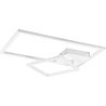 HLW LED LED Ceiling Lamp - Ceiling Lighting - Trion Pado - 25W - Warm White 3000K - Dimmable - Rectangular - Matte White - Aluminum
