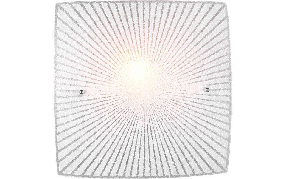 HLW LED LED Ceiling Light - Ceiling Lighting - Trion Elize - E27 Fitting - 1-light - Square - Matte Chrome - Aluminum HLW LED LED Ceiling Light - Ceiling Lighting - Trion Elize - E27 Fitting - 1-light - Square - Matte Chrome - Aluminum