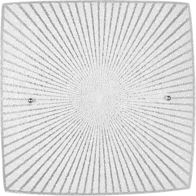 HLW LED LED Plafondlamp - Plafondverlichting - Trion Elize - E27 Fitting - 1-lichts - Vierkant - Mat Chroom - Aluminium