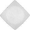 HLW LED LED Ceiling Light - Ceiling Lighting - Trion Elize - E27 Fitting - 2-light - Square - Matte Chrome - Aluminum