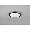 HLW LED LED Ceiling Light - Bathroom Light - Trion Hambert - 12W - Natural White 4000K - Splashproof IP44 - Round - Matte Black - Plastic HLW LED LED Ceiling Light - Bathroom Light - Trion Hambert - 12W - Natural White 4000K - Splashproof IP44 - Round - Matte Black - Plastic