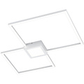 LED Plafondlamp - Trion Hydro - 28W - Natuurlijk Wit 4000K - Dimbaar - Vierkant - Mat Wit - Aluminium
