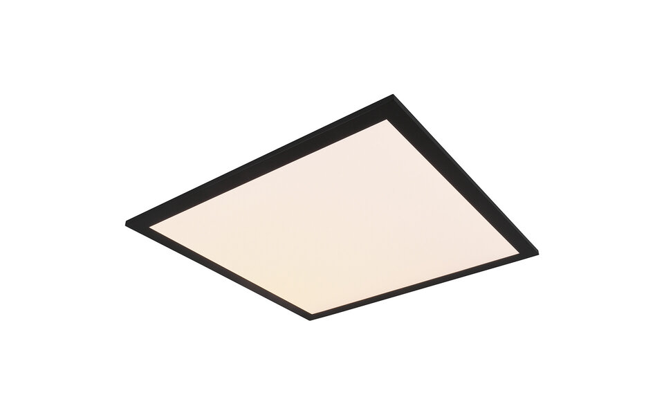 HLW LED LED Plafondlamp - Plafondverlichting - Trion Alina - 18W - Warm Wit 3000K - Mat Zwart - Aluminium - 45cm HLW LED LED Plafondlamp - Plafondverlichting - Trion Alina - 18W - Warm Wit 3000K - Mat Zwart - Aluminium - 45cm