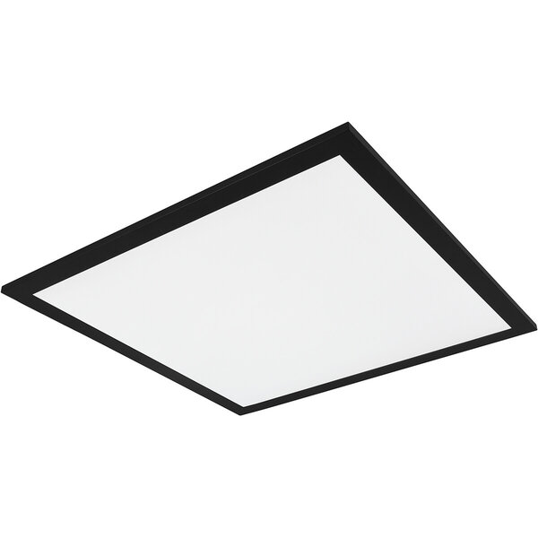 HLW LED LED Plafondlamp - Plafondverlichting - Trion Alina - 18W - Warm Wit 3000K - Mat Zwart - Aluminium - 45cm HLW LED LED Plafondlamp - Plafondverlichting - Trion Alina - 18W - Warm Wit 3000K - Mat Zwart - Aluminium - 45cm