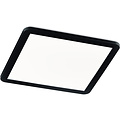 LED Ceiling Light - Trion Campill - 22W - Warm White 3000K - Splashproof IP44 - Dimmable - Square - Matte Black - Plastic LED Ceiling Light - Trion Campill - 22W - Warm White 3000K - Splashproof IP44 - Dimmable - Square - Matte Black - Plastic