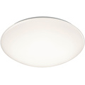 LED Plafondlamp - Badkamerlamp - Trion Paula - 15W - Spatwaterdicht IP44 - Warm Wit 3000K - Rond - Mat Wit - Kunststof