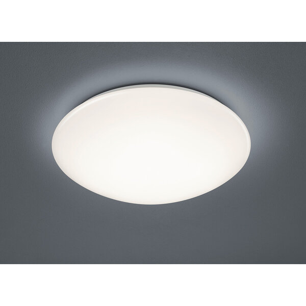 HLW LED LED Plafondlamp - Badkamerlamp - Trion Paula - 15W - Spatwaterdicht IP44 - Warm Wit 3000K - Rond - Mat Wit - Kunststof HLW LED LED Plafondlamp - Badkamerlamp - Trion Paula - 15W - Spatwaterdicht IP44 - Warm Wit 3000K - Rond - Mat Wit - Kunststof