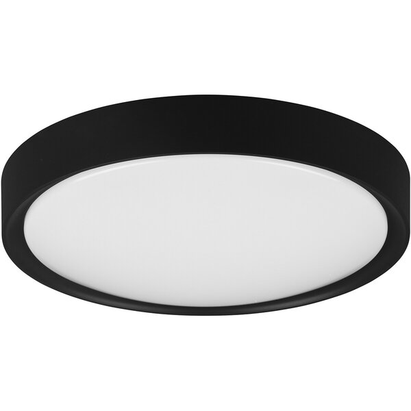 HLW LED LED Plafondlamp - Badkamerlamp - Trion Clirno - 18W - Warm Wit 3000K - Spatwaterdicht IP44 - Opbouw Rond - Mat Zwart - Kunststof HLW LED LED Plafondlamp - Badkamerlamp - Trion Clirno - 18W - Warm Wit 3000K - Spatwaterdicht IP44 - Opbouw Rond - Mat Zwart - Kunststof