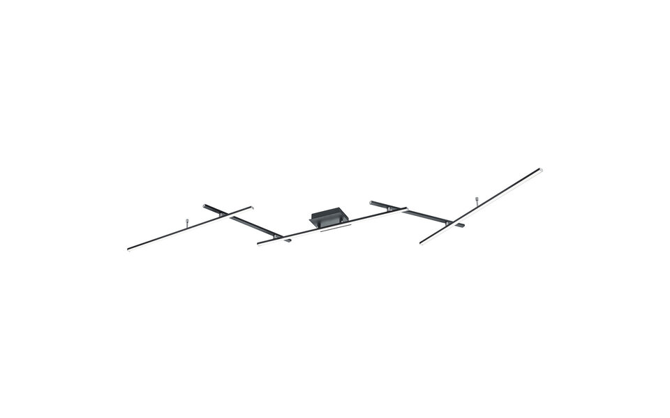 HLW LED LED Ceiling Light - Trion Ardino - 22W - Adjustable Color - RGBW - Dimmable - Remote Control - Rectangular - Matte Black - Aluminum HLW LED LED Ceiling Light - Trion Ardino - 22W - Adjustable Color - RGBW - Dimmable - Remote Control - Rectangular - Matte Black - Aluminum