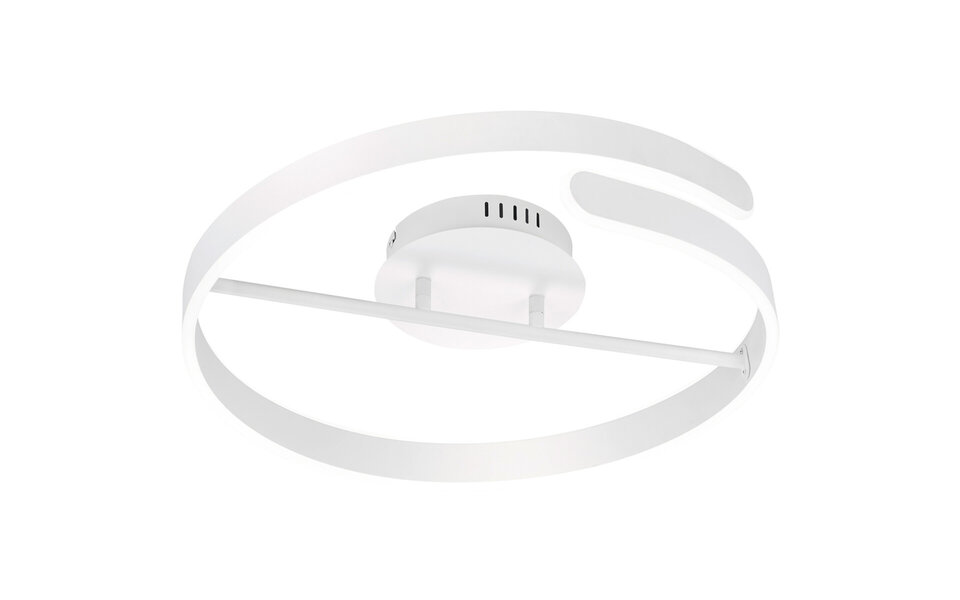 HLW LED LED Ceiling Lamp - Ceiling Lighting - Trion Prigon - 37W - Natural White 4000K - Dimmable - Round - Matte White - Aluminum HLW LED LED Ceiling Lamp - Ceiling Lighting - Trion Prigon - 37W - Natural White 4000K - Dimmable - Round - Matte White - Aluminum