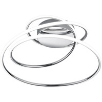 LED plafondlamp Bilona 36W dimbaar 5100 lm 4000K chroom LED plafondlamp Bilona 36W dimbaar 5100 lm 4000K chroom