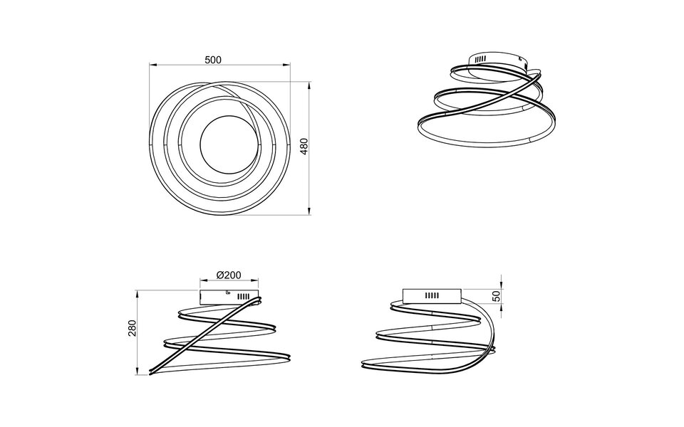 HLW LED LED Ceiling Lamp - Ceiling Lighting - Trion Bilona - 36W - Natural White 4000K - Dimmable - Round - Gloss Chrome - Aluminum HLW LED LED Ceiling Lamp - Ceiling Lighting - Trion Bilona - 36W - Natural White 4000K - Dimmable - Round - Gloss Chrome - Aluminum