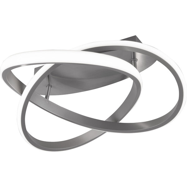 HLW LED LED Plafondlamp - Plafondverlichting - Trion Corcy - 18W - Natuurlijk Wit 4000K - Dimbaar - Rond - Mat Nikkel - Aluminium HLW LED LED Plafondlamp - Plafondverlichting - Trion Corcy - 18W - Natuurlijk Wit 4000K - Dimbaar - Rond - Mat Nikkel - Aluminium