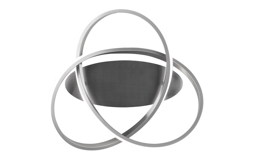 HLW LED LED Ceiling Lamp - Ceiling Lighting - Trion Corcy - 18W - Natural White 4000K - Dimmable - Round - Matte Nickel - Aluminum