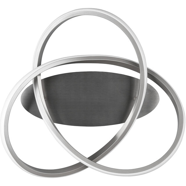 HLW LED LED Plafondlamp - Plafondverlichting - Trion Corcy - 18W - Natuurlijk Wit 4000K - Dimbaar - Rond - Mat Nikkel - Aluminium HLW LED LED Plafondlamp - Plafondverlichting - Trion Corcy - 18W - Natuurlijk Wit 4000K - Dimbaar - Rond - Mat Nikkel - Aluminium