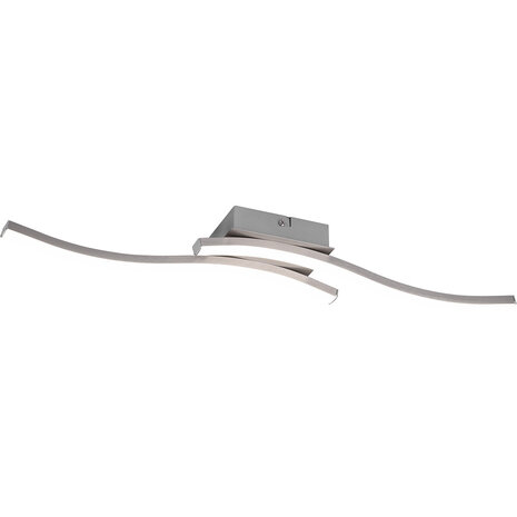 LED Plafondlamp - Plafondverlichting - Trion Ritonu - 10W - Natuurlijk Wit 4000K - Dimbaar - Rechthoek - Mat Nikkel - Aluminium LED Plafondlamp - Plafondverlichting - Trion Ritonu - 10W - Natuurlijk Wit 4000K - Dimbaar - Rechthoek - Mat Nikkel - Aluminium