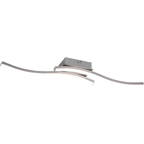 HLW LED LED Plafondlamp - Plafondverlichting - Trion Ritonu - 10W - Natuurlijk Wit 4000K - Dimbaar - Rechthoek - Mat Nikkel - Aluminium HLW LED LED Plafondlamp - Plafondverlichting - Trion Ritonu - 10W - Natuurlijk Wit 4000K - Dimbaar - Rechthoek - Mat Nikkel - Aluminium