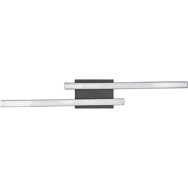 HLW LED LED Ceiling Light - Ceiling Lighting - Trion Ritonu - 10W - Natural White 4000K - Dimmable - Rectangular - Matte Black - Aluminum