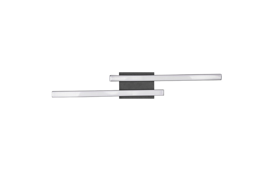 HLW LED LED Ceiling Light - Ceiling Lighting - Trion Ritonu - 10W - Natural White 4000K - Dimmable - Rectangular - Matte Black - Aluminum