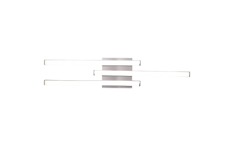 HLW LED LED Ceiling Lamp - Ceiling Lighting - Trion Ritonu - 15W - Natural White 4000K - Dimmable - Rectangle - Matte Nickel - Aluminum