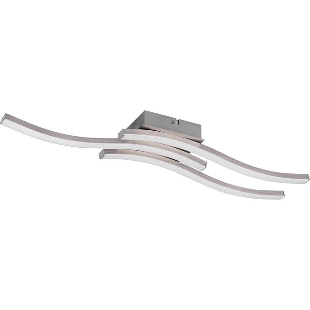 HLW LED LED Plafondlamp - Plafondverlichting - Trion Ritonu - 15W - Natuurlijk Wit 4000K - Dimbaar - Rechthoek - Mat Nikkel - Aluminium HLW LED LED Plafondlamp - Plafondverlichting - Trion Ritonu - 15W - Natuurlijk Wit 4000K - Dimbaar - Rechthoek - Mat Nikkel - Aluminium