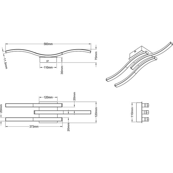 HLW LED LED Plafondlamp - Plafondverlichting - Trion Ritonu - 15W - Natuurlijk Wit 4000K - Dimbaar - Rechthoek - Mat Nikkel - Aluminium HLW LED LED Plafondlamp - Plafondverlichting - Trion Ritonu - 15W - Natuurlijk Wit 4000K - Dimbaar - Rechthoek - Mat Nikkel - Aluminium