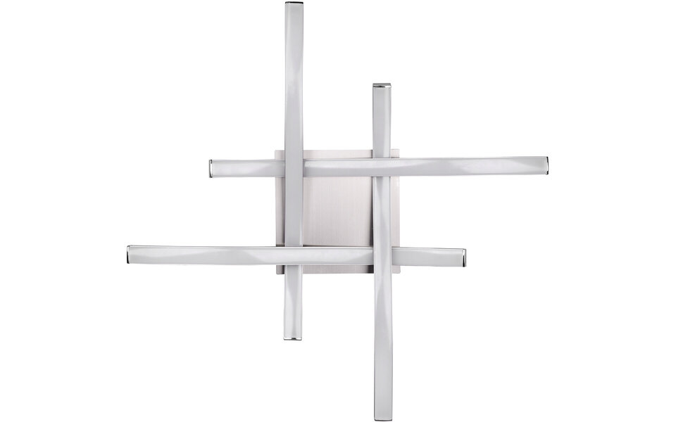 HLW LED LED Ceiling Lamp - Ceiling Lighting - Trion Ritonu - 20W - Natural White 4000K - Dimmable - Square - Matte Nickel - Aluminum