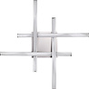 HLW LED LED Ceiling Lamp - Ceiling Lighting - Trion Ritonu - 20W - Natural White 4000K - Dimmable - Square - Matte Nickel - Aluminum