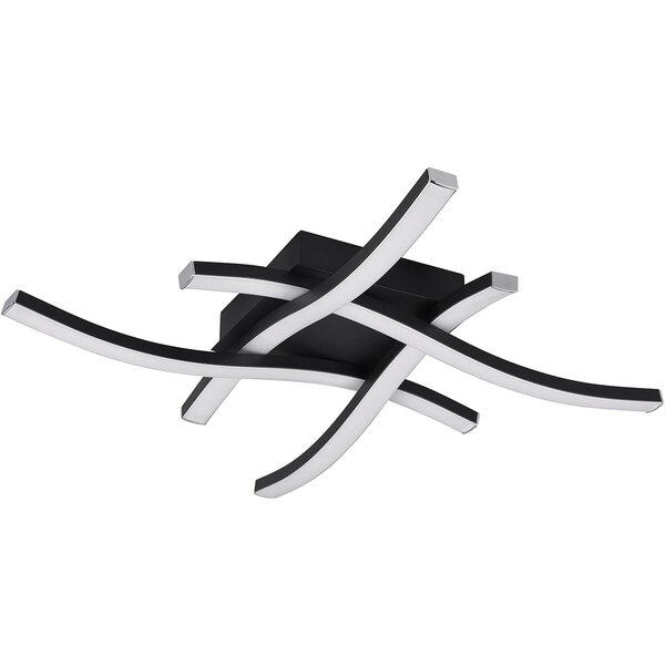 HLW LED LED Plafondlamp - Plafondverlichting - Trion Ritonu - 20W - Natuurlijk Wit 4000K - Dimbaar - Vierkant - Mat Zwart - Aluminium HLW LED LED Plafondlamp - Plafondverlichting - Trion Ritonu - 20W - Natuurlijk Wit 4000K - Dimbaar - Vierkant - Mat Zwart - Aluminium