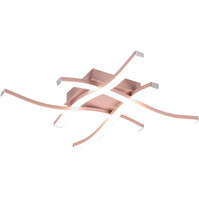 Trion Ritonu LED ceiling lamp 20W dimmable matte rose gold Trion Ritonu LED ceiling lamp 20W dimmable matte rose gold