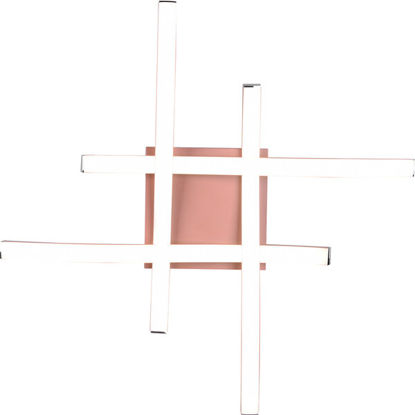 HLW LED LED Plafondlamp - Plafondverlichting - Trion Ritonu - 20W - Natuurlijk Wit 4000K - Dimbaar - Vierkant - Mat Roségoud - Aluminium HLW LED LED Plafondlamp - Plafondverlichting - Trion Ritonu - 20W - Natuurlijk Wit 4000K - Dimbaar - Vierkant - Mat Roségoud - Aluminium