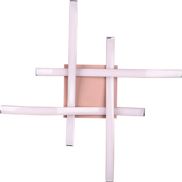 HLW LED LED Plafondlamp - Plafondverlichting - Trion Ritonu - 20W - Natuurlijk Wit 4000K - Dimbaar - Vierkant - Mat Roségoud - Aluminium HLW LED LED Plafondlamp - Plafondverlichting - Trion Ritonu - 20W - Natuurlijk Wit 4000K - Dimbaar - Vierkant - Mat Roségoud - Aluminium