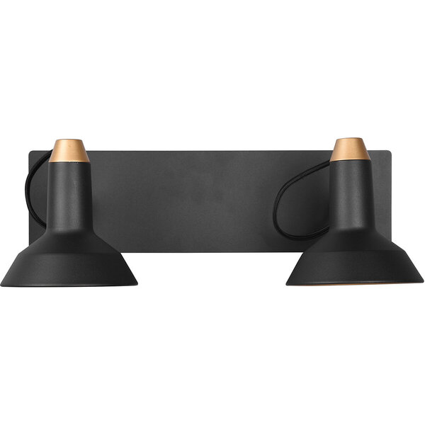 HLW LED LED Plafondspot - Trion Rollo - E14 Fitting - 2-lichts - Rechthoek - Mat Zwart - Aluminium HLW LED LED Plafondspot - Trion Rollo - E14 Fitting - 2-lichts - Rechthoek - Mat Zwart - Aluminium