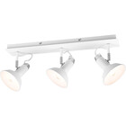 HLW LED LED Ceiling Spotlight - Trion Rollo - E14 Fitting - 3-light - Rectangular - Matte White - Aluminum