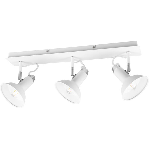 HLW LED LED Plafondspot - Trion Rollo - E14 Fitting - 3-lichts - Rechthoek - Mat Wit - Aluminium HLW LED LED Plafondspot - Trion Rollo - E14 Fitting - 3-lichts - Rechthoek - Mat Wit - Aluminium