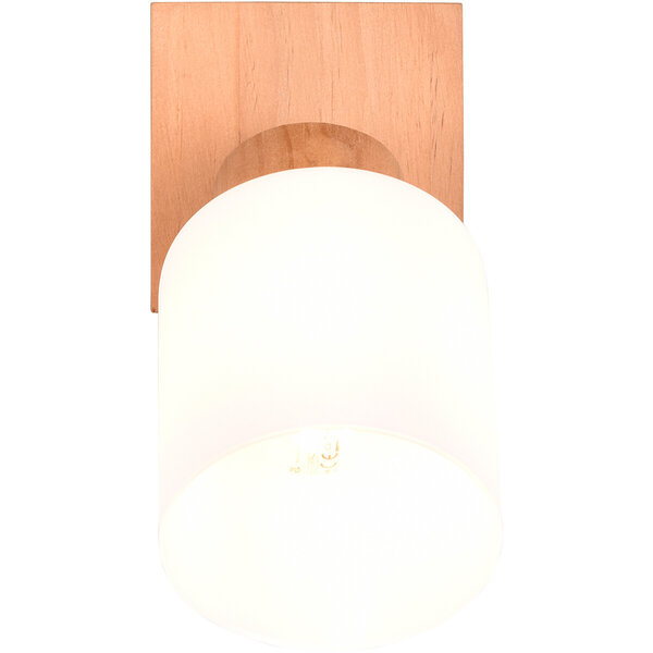 HLW LED LED Wandspot - Wandverlichting - Trion Asmara - E14 Fitting - Vierkant - Mat Bruin - Hout HLW LED LED Wandspot - Wandverlichting - Trion Asmara - E14 Fitting - Vierkant - Mat Bruin - Hout