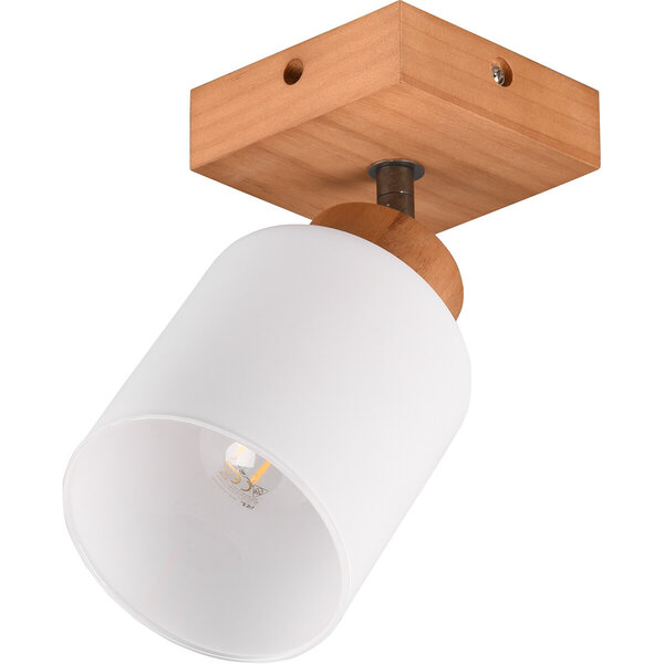 HLW LED LED Wandspot - Wandverlichting - Trion Asmara - E14 Fitting - Vierkant - Mat Bruin - Hout HLW LED LED Wandspot - Wandverlichting - Trion Asmara - E14 Fitting - Vierkant - Mat Bruin - Hout