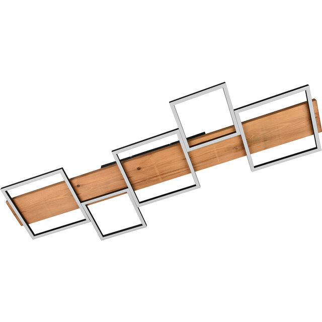 HLW LED LED Ceiling Lamp - Ceiling Lighting - Trion Harla - 42W - Warm White 3000K - Dimmable - Rectangle - Matte Black - Aluminum HLW LED LED Ceiling Lamp - Ceiling Lighting - Trion Harla - 42W - Warm White 3000K - Dimmable - Rectangle - Matte Black - Aluminum