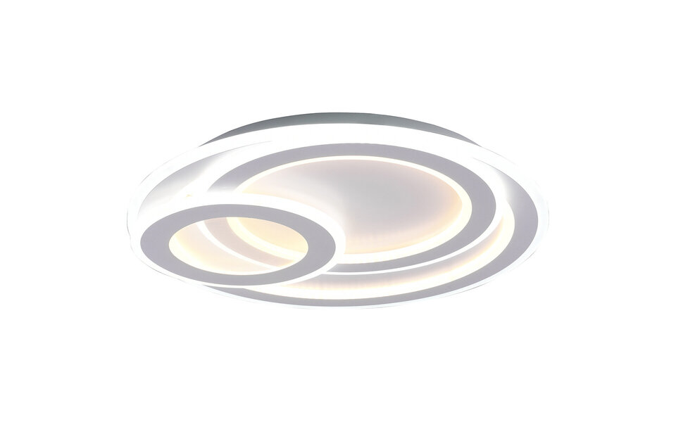 HLW LED LED Plafondlamp - Plafondverlichting - Trion Mirna - 74W - Aanpasbare Kleur - Afstandsbediening - Dimbaar - Rond - Mat Wit - Aluminium HLW LED LED Plafondlamp - Plafondverlichting - Trion Mirna - 74W - Aanpasbare Kleur - Afstandsbediening - Dimbaar - Rond - Mat Wit - Aluminium