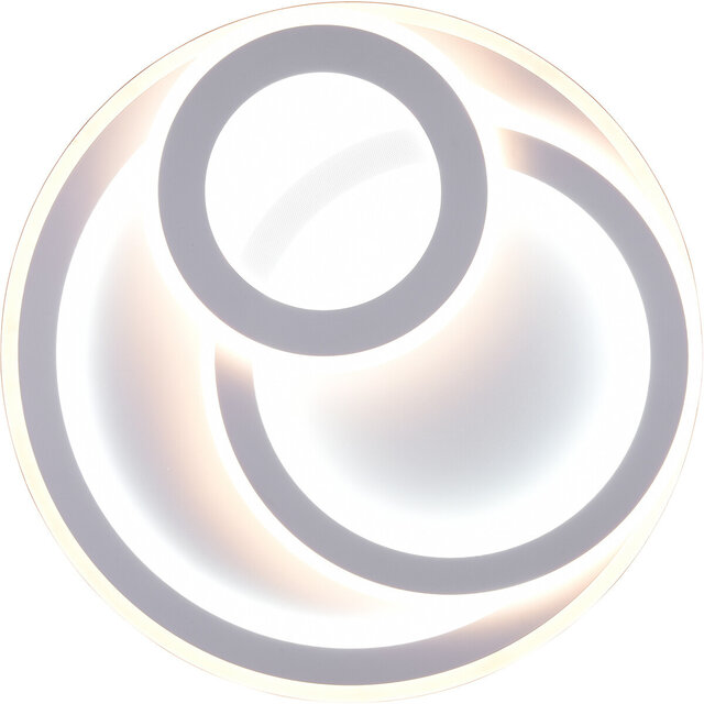 HLW LED LED Plafondlamp - Plafondverlichting - Trion Mirna - 74W - Aanpasbare Kleur - Afstandsbediening - Dimbaar - Rond - Mat Wit - Aluminium HLW LED LED Plafondlamp - Plafondverlichting - Trion Mirna - 74W - Aanpasbare Kleur - Afstandsbediening - Dimbaar - Rond - Mat Wit - Aluminium